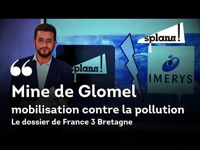 Mobilisation à Glomel contre les rejets polluants de la mine d&rsquo;Imerys / France 3 Bretagne